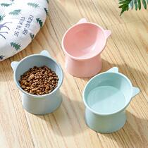 Pet High Foot Bowl Cat Bowl Dog Bowl Protect Cervical Spine Kitty Feeding Bowl Pitched Dog Bowl Drinking Water Pet Bowl supplies