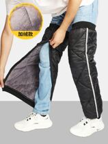 Protective paint cover antifreeze and waterproof sheath for driving male and female motorcycle knee pads thickened wind and cold protection