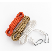 Drying clothing artifact rope outdoor clothesline drying rope non-slip portable household collateshy rope tightening buckle thick