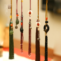 CANIRY CANIRY CANIRY CANIRY CANIRY Natural Hetian Jade multifunctional bag hanging placket handmade pendant