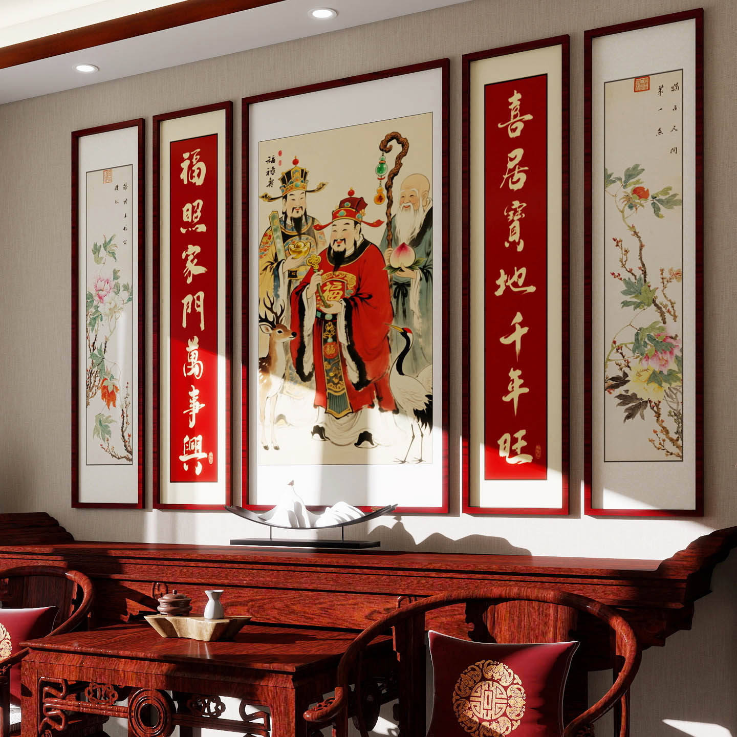 松鹤延年三联画-松鹤延年三联画促销价格、松鹤延年三联画品牌- 淘宝
