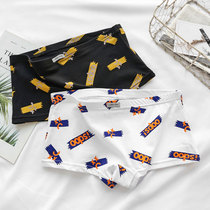 Flat Corner Briefs Womens Pure Cotton Sports Girls High School Students High School Students Personality Trends Fashion Les Underwear Handsome T Four Corner Pants