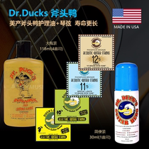 Dr Ducks Ax Wax American Axe Duck Guitar Polishing Care Oil Axe Duck Strings