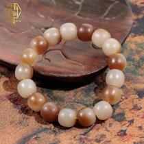 (Live special shot) Dashe Loulan live broadcast of Xinjiang Hetian Jade and the end of the high-grade sugar white jade old beads