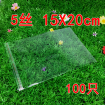 5 silk 15 * 20cm 2 6 yuan 100 transparent opp self-adhesive bag plastic bag underwear bag garment bag