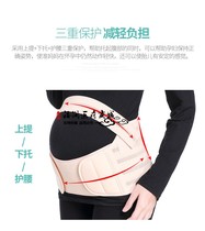 Prenatal care abdominal belt Special waist support for pregnant women in the middle and late stages of pregnancy Summer breathable abdominal belt to relieve pubic pain