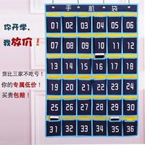 New product school class classroom student wall hanging mobile phone hanging bag hanging pocket mobile phone storage bag mobile phone storage bag