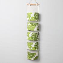 Wall hanging bag door rear storage bag bag bag small cloth bag wall hanging storage bag cute hanging bag fabric multi-layer wall hanging