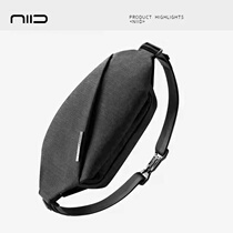 American NIID Chest Bag R0 Slanted Satchel Bag single shoulder purse Chauted mens hand Leisure sport Small bag machine gun bag