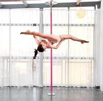 Pink non-slip silicone pole dancing indoor steel pipe portable professional activity steel pipe dancing pipe School home