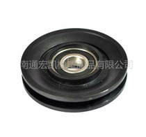 Plastic parts fitness equipment nylon Φ90 silent pulley (no cover) nylon gear various plastic parts