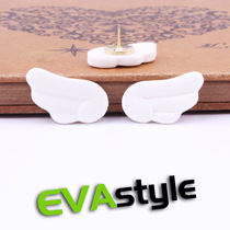 2 white wings Cork message Photo Wall pushpins push nails color exhibition classroom newspaper board decoration decoration