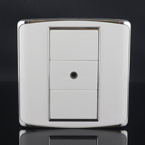 Type 86 audio earphone socket panel welding-free 3 5mm earphone audio multimedia socket panel single hole earphone