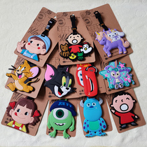 Cartoon Tom Red Car Big Mouth Luffy Luggage Tag Luggage Tag Luggage Tag Luggage Tag Boarding Pass