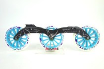 Speed skating shoes professional speed pulley frame Big wheel frame Professional speed pulley frame Road square 3*125 wheel frame