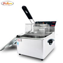 Crown single-cylinder single-screen desktop electric frying oven DF-6L double-cylinder double-screen fryer DF-6L-2 fried chicken wings fries machine