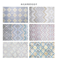 Zhuangjin silk weaving small fabric Xiangguang brocade original national style fabric patchwork handmade DIY design