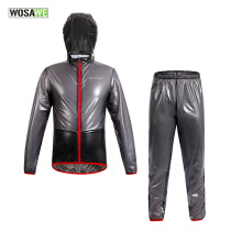 Wosavi Riding Raincoat Men And Women Windproof Waterproof Rain Cape Rain Pants Mountain Bike Split Suit Riding Suit