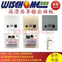 Wisdom Home HDMI404 Output Kit 808 Movie Switch 1560 m Panel HD Set-top Box Sharing