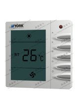 YORK YORK CENTRAL AIR CONDITIONING THERMOSTAT SWITCH PANEL LIQUID CRYSTAL BLOWER COIL SWITCH PANEL TMS2000DA