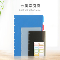 Mushroom Holes Loose Leaf This Divider Page Accessories Index Inside Page Paper Folder Paginated Labels Index Paper Sepp Sheet