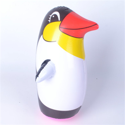 Buy 2 to send 1 pneumatic 35cm small penguin pneumatic tumbler children sandbag toys kindergarten props package