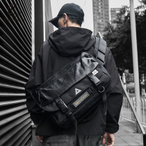 Men Trends Skew Satchel Bag Fashion Temperament Riding Bag Large Capacity Computer Mens Bag Leisure Function Mailbag
