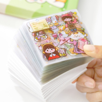 With control water glass sticker No-mark waterproof glass cup cute and transparent cup stickup phone decoration small pattern whole sheet