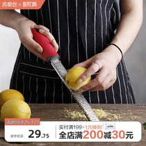  304 Stainless steel cheese Cheese Chocolate wire grater Lemon peel radish cheese baking manual grater