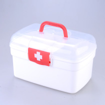 Advertising small medium large household plastic medicine box First aid box storage pharmacy Health hospital poverty alleviation gift school