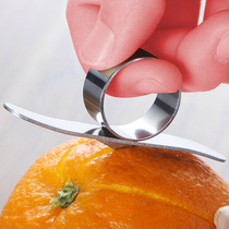 Stainless steel orange peeler mini orange opener home orange grapefruit peeler ring peeler dial orange oranges