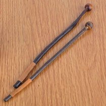 Les Jens 18cm Log Nanmu Branches Creative Art Spoiler Long Style Hemp Rope Minimalist Style Stirring Stick