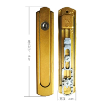 Invisible screen window anti-theft lock buckle up and down sliding window safety lock King Kong net key hand lock casement window accessories