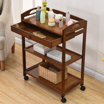 Beauty cart beauty salon special trolley shelf multifunctional dining car mobile drawer push tool cart