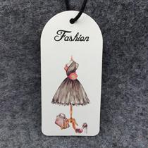 Tag custom-made womens hangtag custom-made European Japanese and Korean clothing tag custom-made label