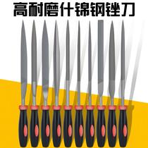 Assorted steel file Metal triangle fitter grinding tool Small setback knife set file Mini plastic rubbing knife Woodworking