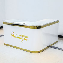 Bakery bar counter Cashier Custom beauty salon Front desk table Reception desk Milk tea shop cashier Tea bar counter
