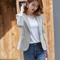 Sandro Moscoloni small suit jacket woman 2022 spring autumn new body 100 hitch a short Western suit jacket