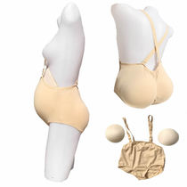 False belly fake pregnancy silicone sponge jumpsuit bag lifelike actor photo props can put puppy security check
