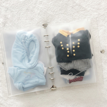 (Spot) Baby clothes storage book 6-hole hand account loose-leaf book A5 notebook storage bag