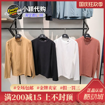 21 outdoor brand KOLON SPORT ladies casual stand collar micro brushed long sleeve T-shirt LKRT1WN724