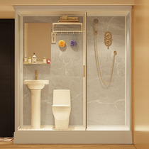  Shower room Integral bathroom Bathroom integrated mobile home bath room Partition glass room integrated bathroom