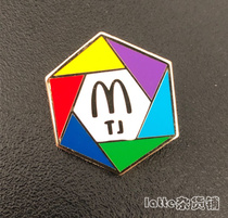 McDonalds Tianjin badge pins McDonalds employee commemorative badge badge