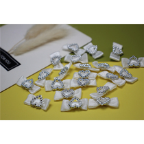 This White love ribbon ribbon ribbon bow underwear baby clothes childrens clothing Lolita decoration DIY mini