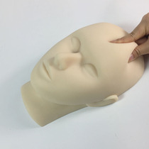 Micro plastic silicone head mold cosmetic injection suture simulation human head practice dummy head doll head injection practice