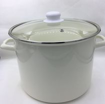 Foreign trade thickened high barrel enamel pot high pot deepened soup pot stew pot cooker induction cooker gas General special offer