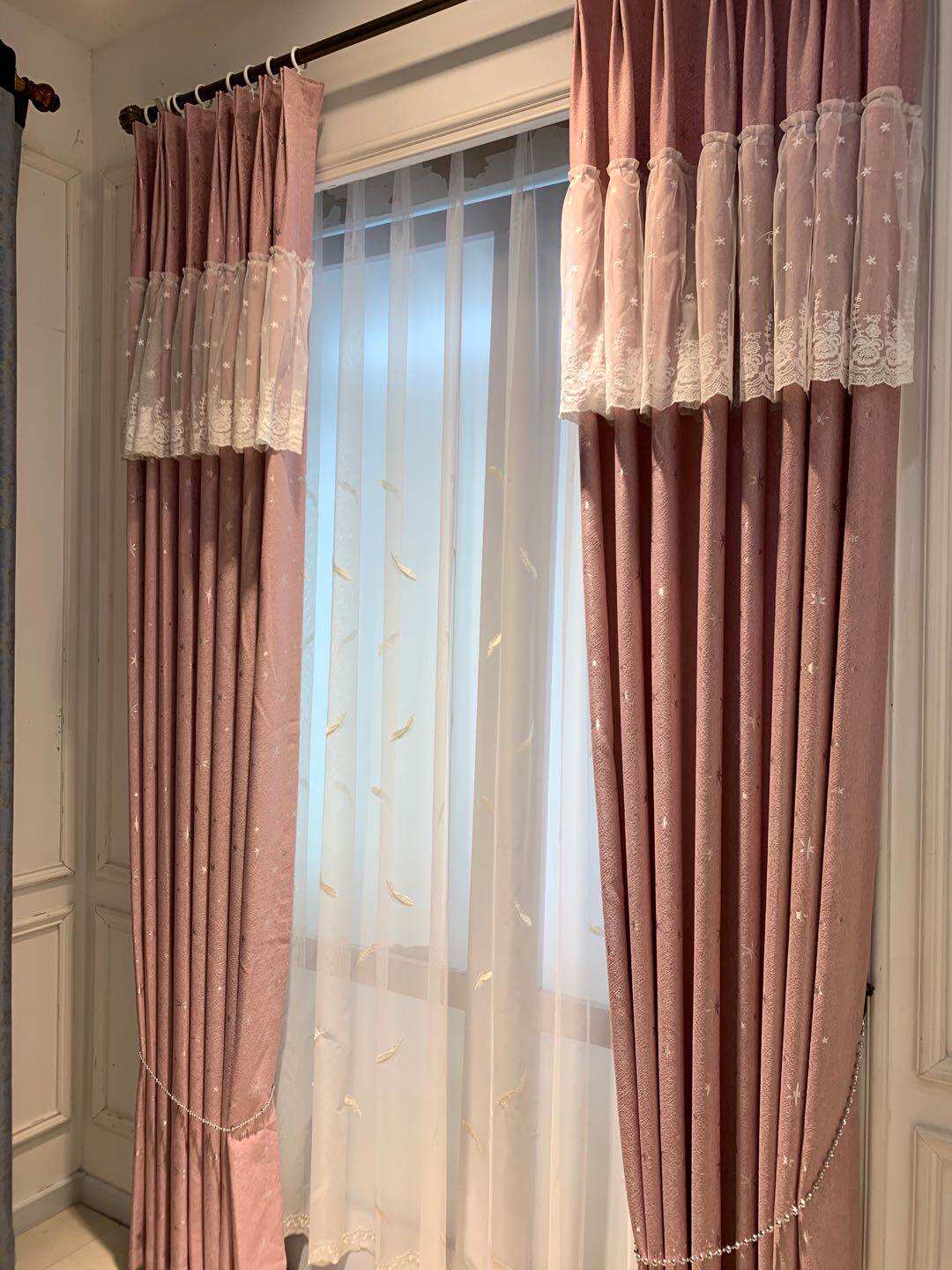 欧尚窗帘6米布 6米纱