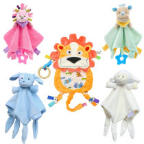 Baby soothing towel appeasement dolls hand puppets Sleep Divine hair suede Toys Baby 0-1 years old accompanied by Sleeping Entrance