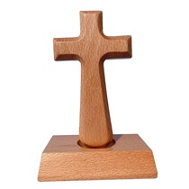  Cross wooden ornaments Crafts Solid wood main gift Christian Christian 12 5cm high