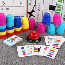 Competitive stacking music set Cup childrens early education sensory concentration training puzzle quick folding cup baby toy set Cup